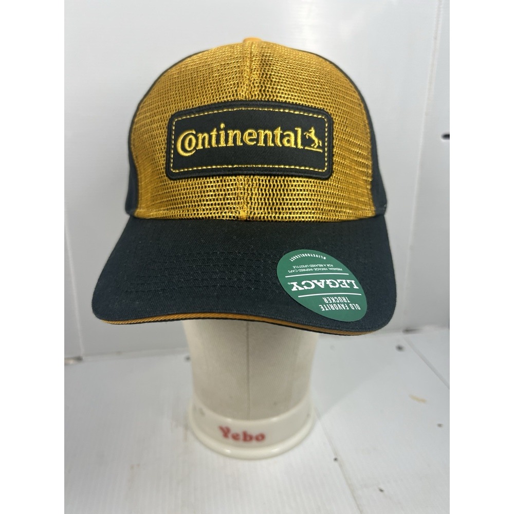 Continental Tire Trucker Hat Racing German Tires Company Adjustable Cap Patch